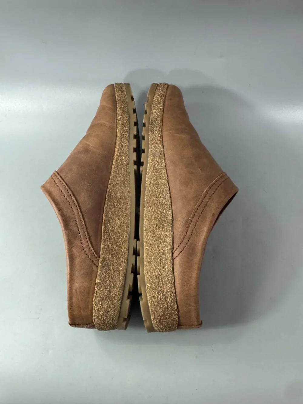 Haflinger Malmo Unisex Clog  - Saddle Leather, Size 42